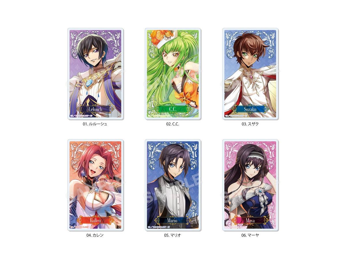 コードギアス 反逆のルルーシュ ロストストーリーズ: アクリルカード / 02 第2弾 1Box 6pcs