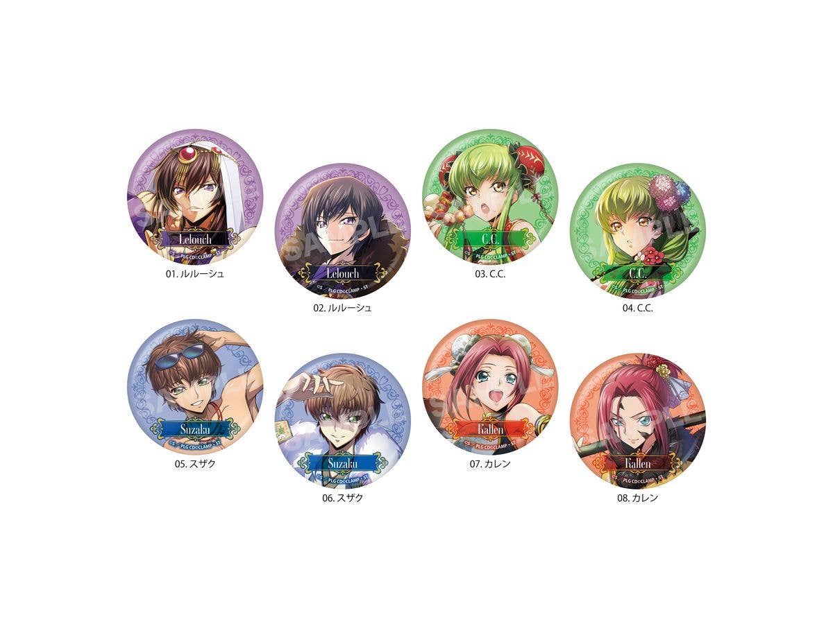 コードギアス 反逆のルルーシュ ロストストーリーズ: 缶バッジ / 01 1Box 8pcs