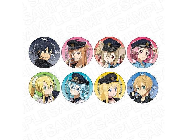 ソードアート・オンライン: カンバッジ(ランダム) 怪盗/警察 ver. 1Box 8pcs