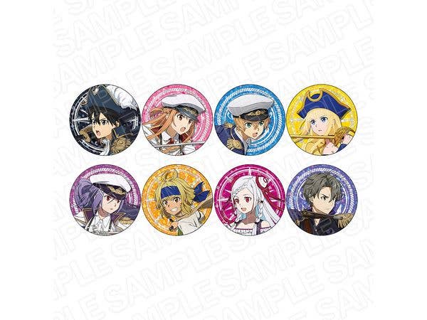 ソードアート・オンライン: カンバッジ(ランダム) 海賊/海軍 ver. 1Box 8pcs