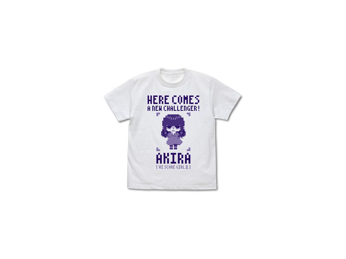 ハイスコアガール II: 大野晶 Tシャツ/WHITE-S