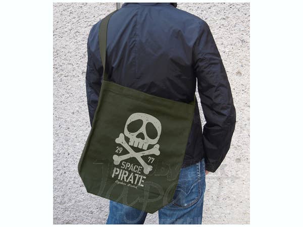 リニューアル ハーロック スカル ショルダートート モス