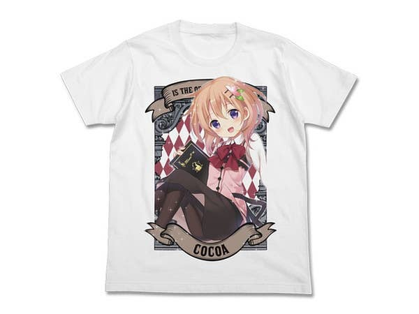 ご注文はうさぎですか?: ココア フルカラーTシャツ/WHITE-S