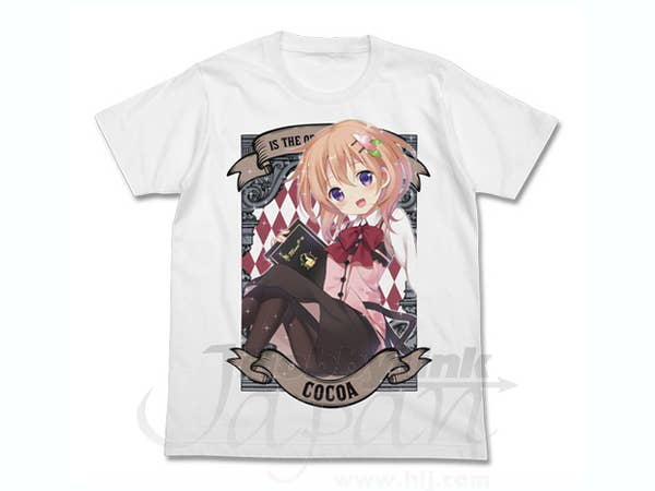 ココア フルカラー T シャツ ホワイト M
