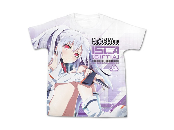 プラスティック・メモリーズ アイラ フルグラフィックTシャツ ホワイト M