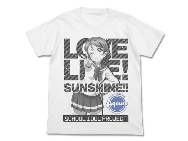 ラブライブ! サンシャイン!!: 渡辺曜Ｔシャツ/WHITE-L