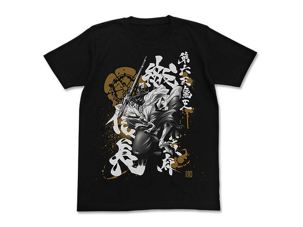 ドリフターズ: 第六天魔王織田前右府信長Ｔシャツ/BLACK-M