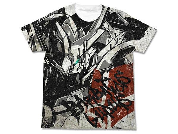 機動戦士ガンダム 鉄血のオルフェンズ: ガンダム・バルバトスルプス フルグラフィックTシャツ / WHITE-M