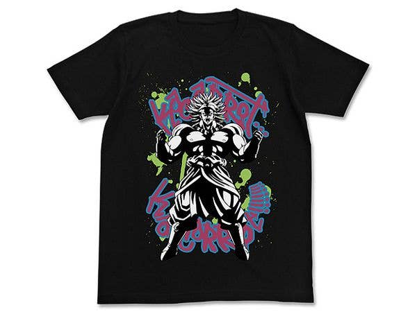 ドラゴンボールZ: ブロリーTシャツ / BLACK-S