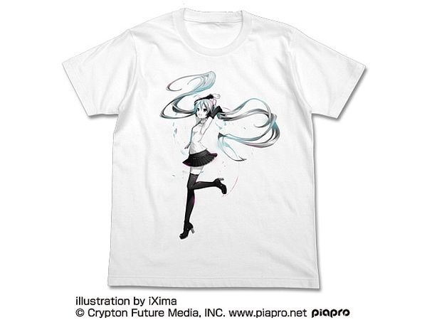初音ミク V4X Tシャツ / WHITE-L