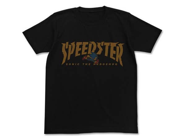 ソニック・ザ・ヘッジホッグ: SPEEDSTERソニックTシャツ/BLACK-L