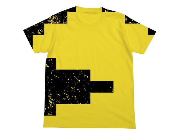 パックマン: パックマン オールプリントTシャツ/YELLOW-L