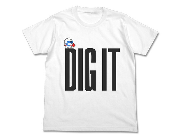 ディグダグ: DIG IT Tシャツ/WHITE-M