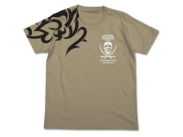 ブラック・ラグーン: レヴィ タトゥーTシャツ / SAND KHAKI-S