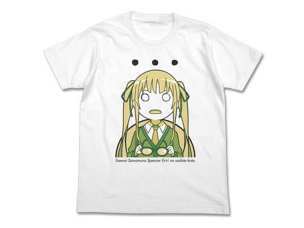 さえかのフラット: 冴えない英梨々のTシャツ/WHITE-S