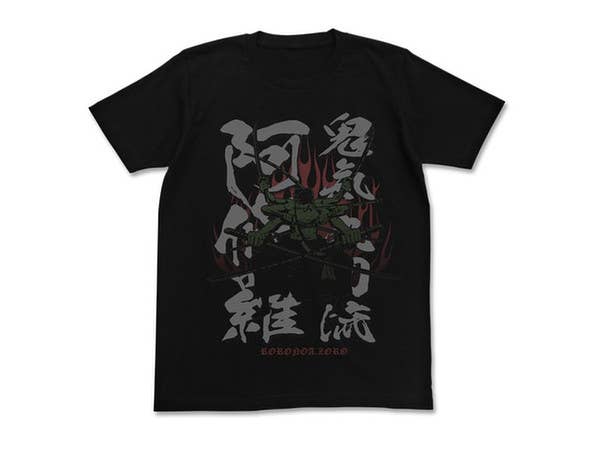 ワンピース: 鬼気 九刀流 阿修羅 Tシャツ/BLACK-M