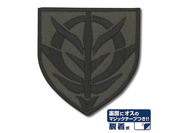 機動戦士ガンダム: ジオン ステンシルマーク 脱着式ワッペン ロービジタイプ