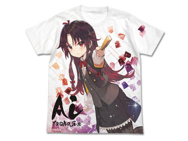 りゅうおうのおしごと!: 夜叉神天衣 フルグラフィックTシャツ/WHITE-M