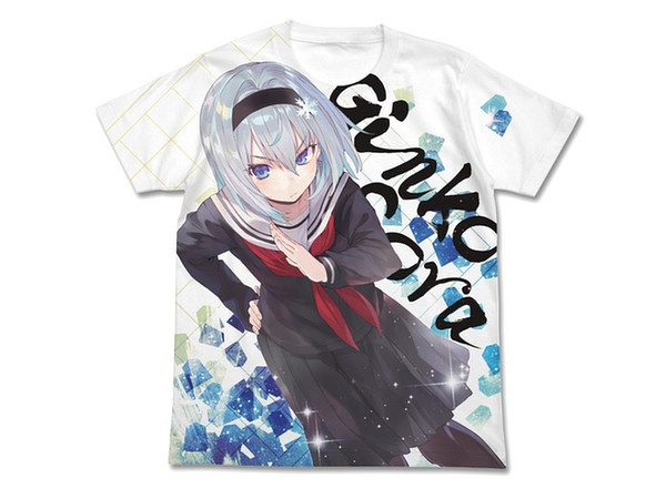 りゅうおうのおしごと!: 空銀子 フルグラフィックTシャツ/WHITE-XL