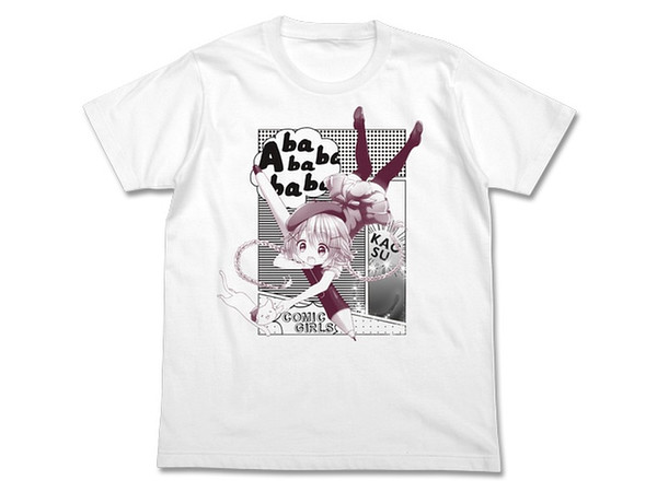 こみっくがーるず: かおす Ｔシャツ/WHITE-M