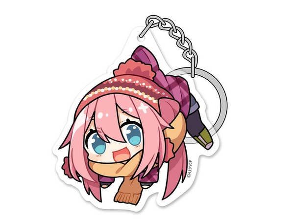 ゆるキャン: 各務原なでしこ アクリルつままれキーホルダー