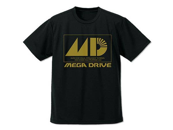 メガドライブ ドライTシャツ / BLACK-XL