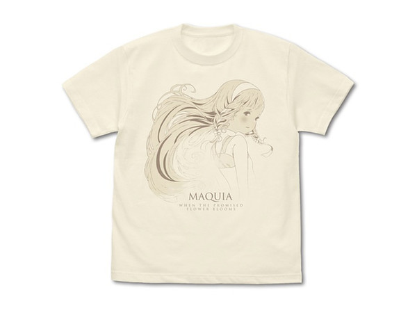 さよならの朝に約束の花をかざろう: マキア Tシャツ/VANILLA WHITE-M
