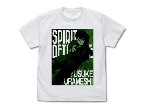 幽遊白書: 浦飯幽助 Tシャツ/WHITE-XL