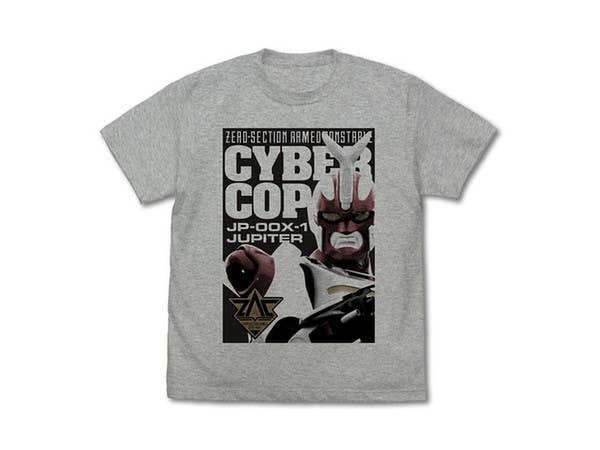 電脳警察サイバーコップ: ジュピタービット Tシャツ/MIX GRAY-S
