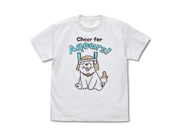ラブライブ!サンシャイン!!: しいたけ応援 Tシャツ/WHITE-L