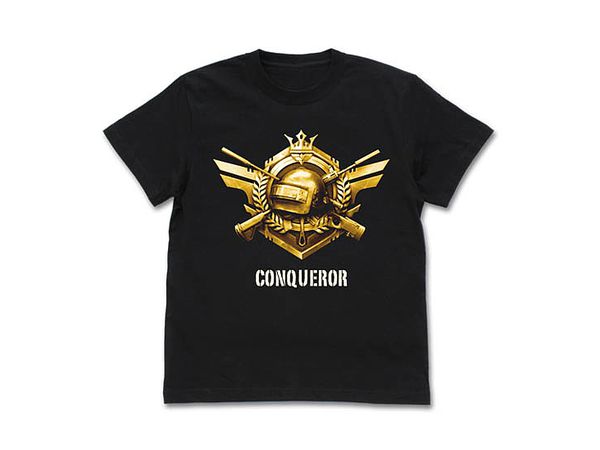 PUBG 征服者 Tシャツ/BLACK-S