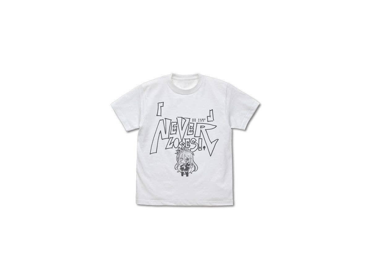 ノーゲーム・ノーライフ: 白 の(くうはく)に敗北はない Tシャツ/WHITE-M