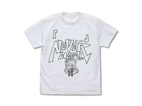 ノーゲーム・ノーライフ: 白 の(くうはく)に敗北はない Tシャツ/WHITE-XL