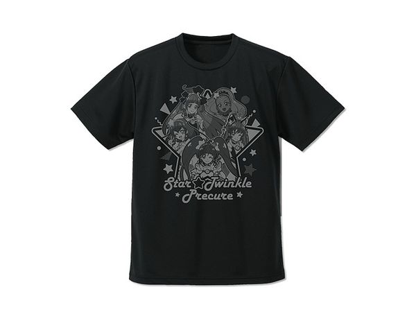 スタートゥインクルプリキュア: スタートゥインクルプリキュア ドライTシャツ/BLACK-S