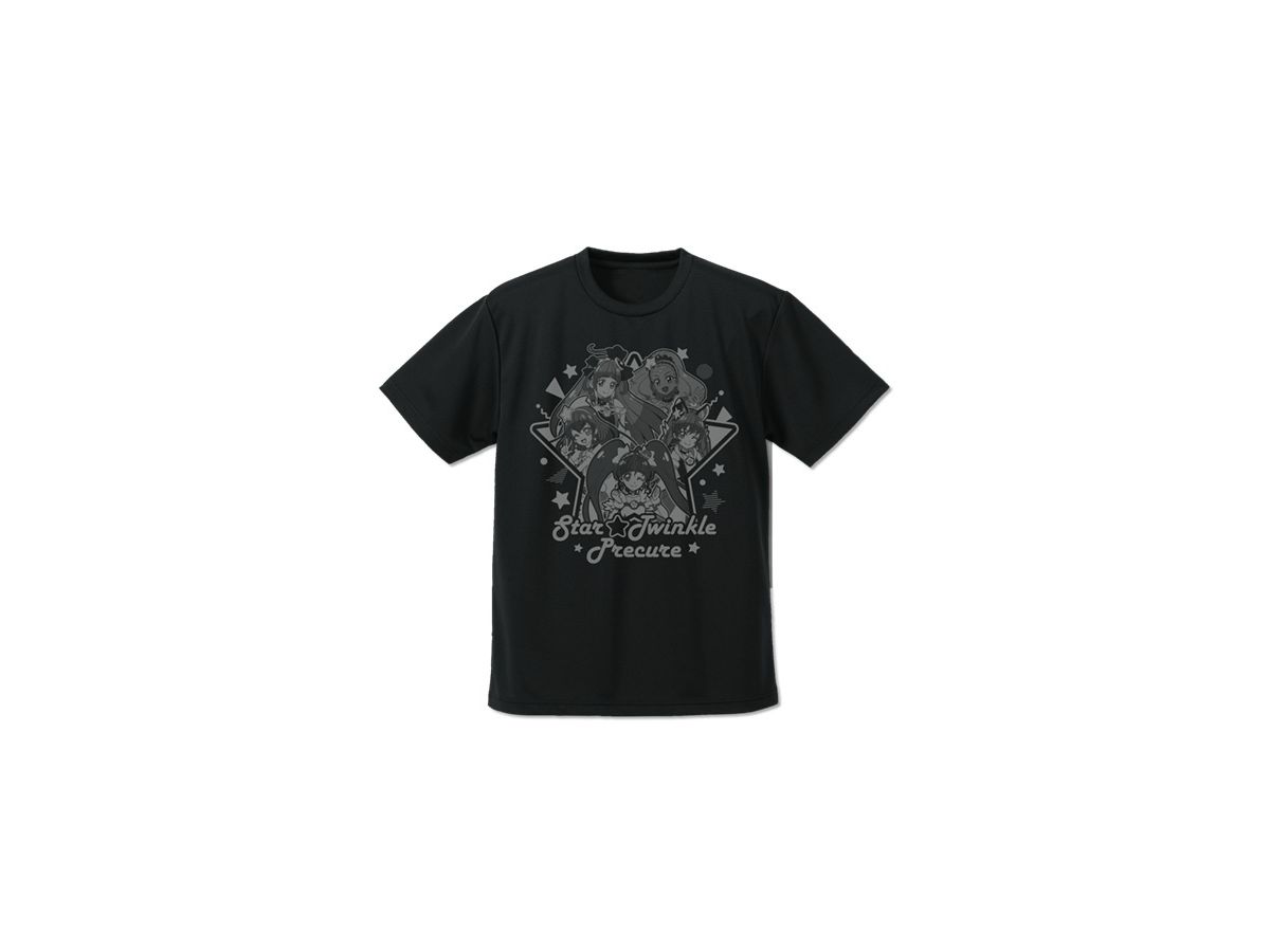 スタートゥインクルプリキュア: スタートゥインクルプリキュア ドライTシャツ/BLACK-L