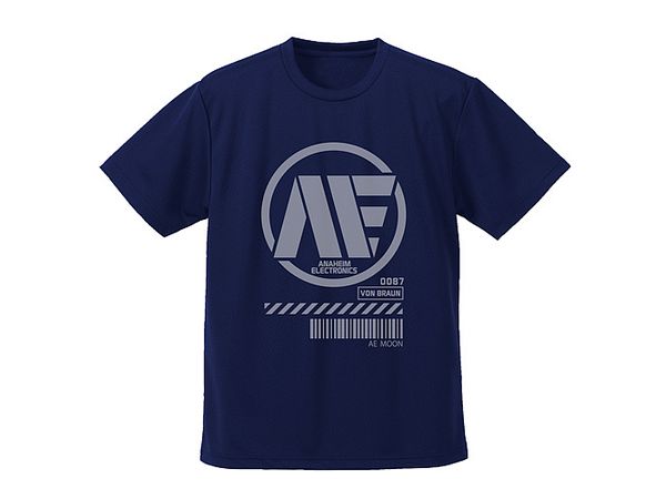 機動戦士Zガンダム: アナハイム・エレクトロニクス ドライTシャツ / NAVY-L