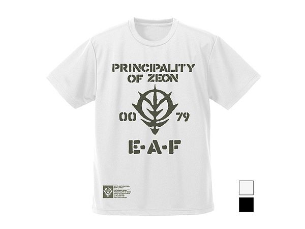 機動戦士ガンダム: ジオン地球方面軍 ドライTシャツ / WHITE-L