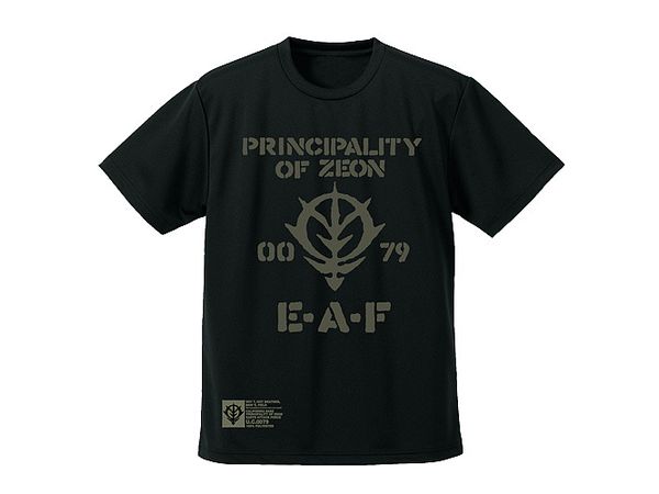 機動戦士ガンダム: ジオン地球方面軍 ドライTシャツ / BLACK-XL