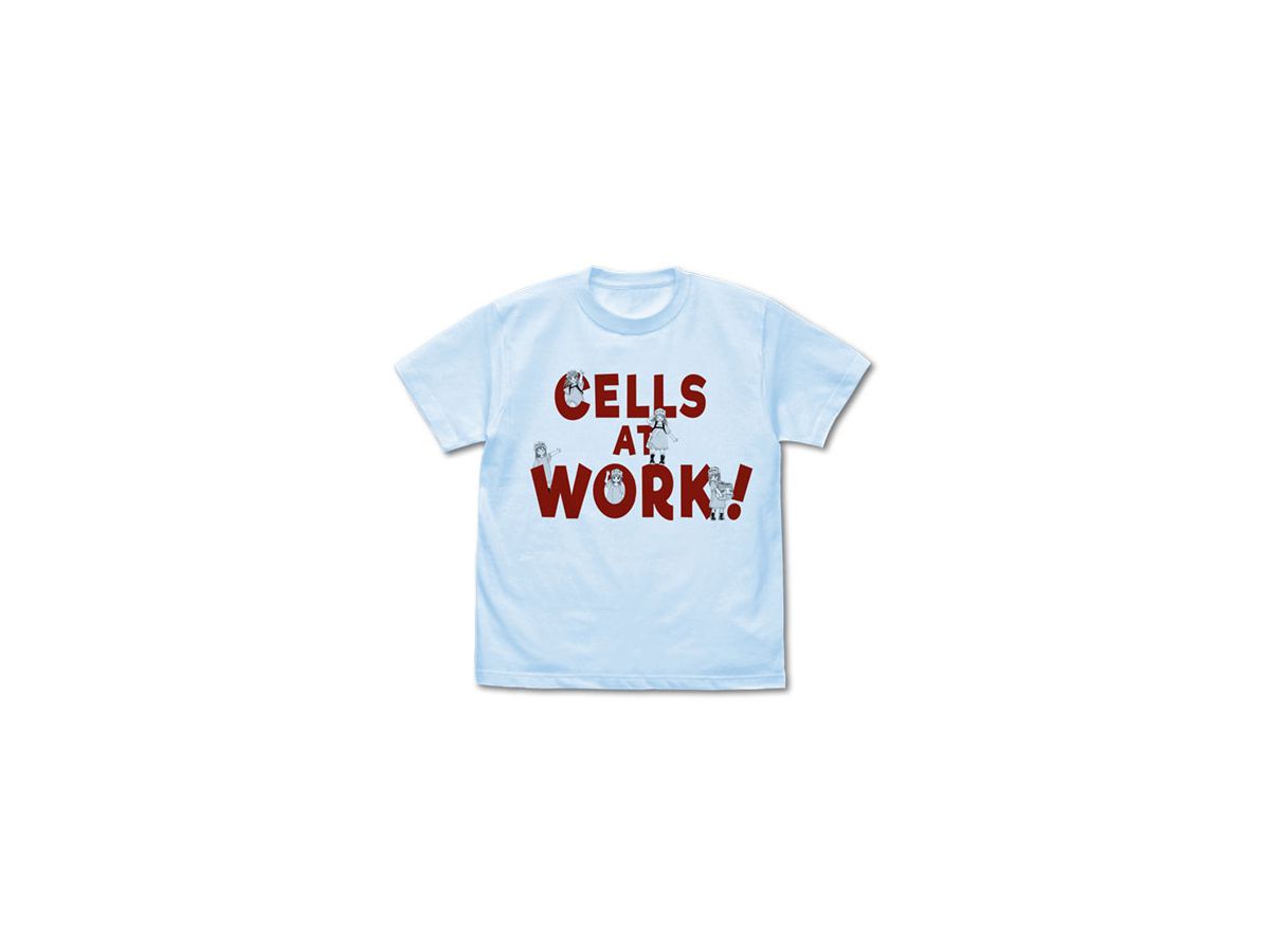 はたらく細胞: 血小板 Tシャツ/LIGHT BLUE-L