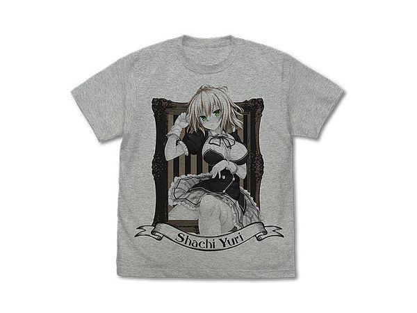 ノラと皇女と野良猫ハート: 夕莉シャチ Tシャツ/MIX GRAY-S