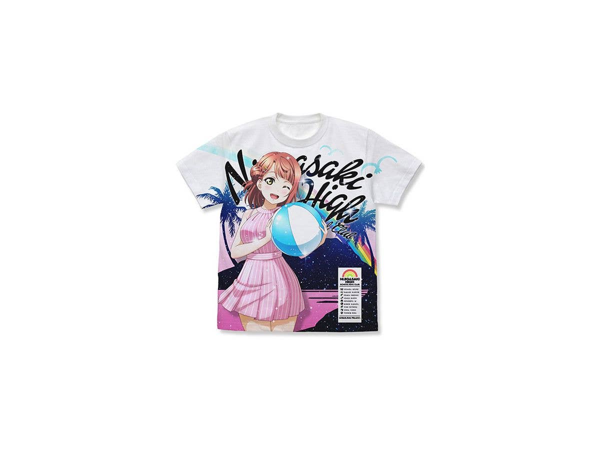 ラブライブ!虹ヶ咲学園スクールアイドル同好会: 上原歩夢 FG Tシャツ 水着/WHITE-XL