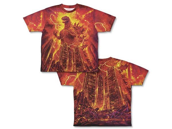 ゴジラ’84 両面フルグラフィックTシャツ / XL