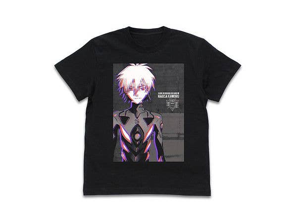 EVANGELION: 渚カヲル グラフィックTシャツ/BLACK-S
