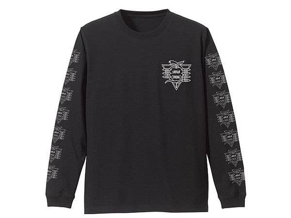 EVANGELION: ゼーレ 袖リブロングスリーブTシャツ / BLACK-M