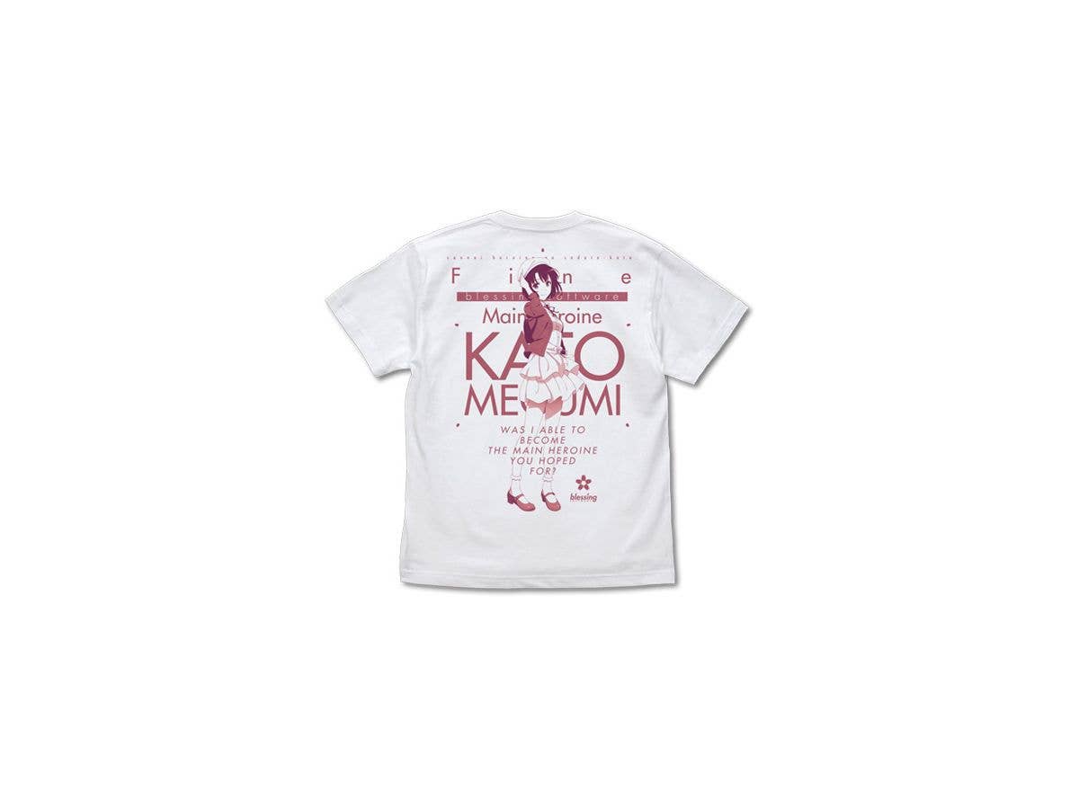 冴えない彼女の育てかた Fine: 加藤恵 描き下ろし Tシャツ/WHITE-M