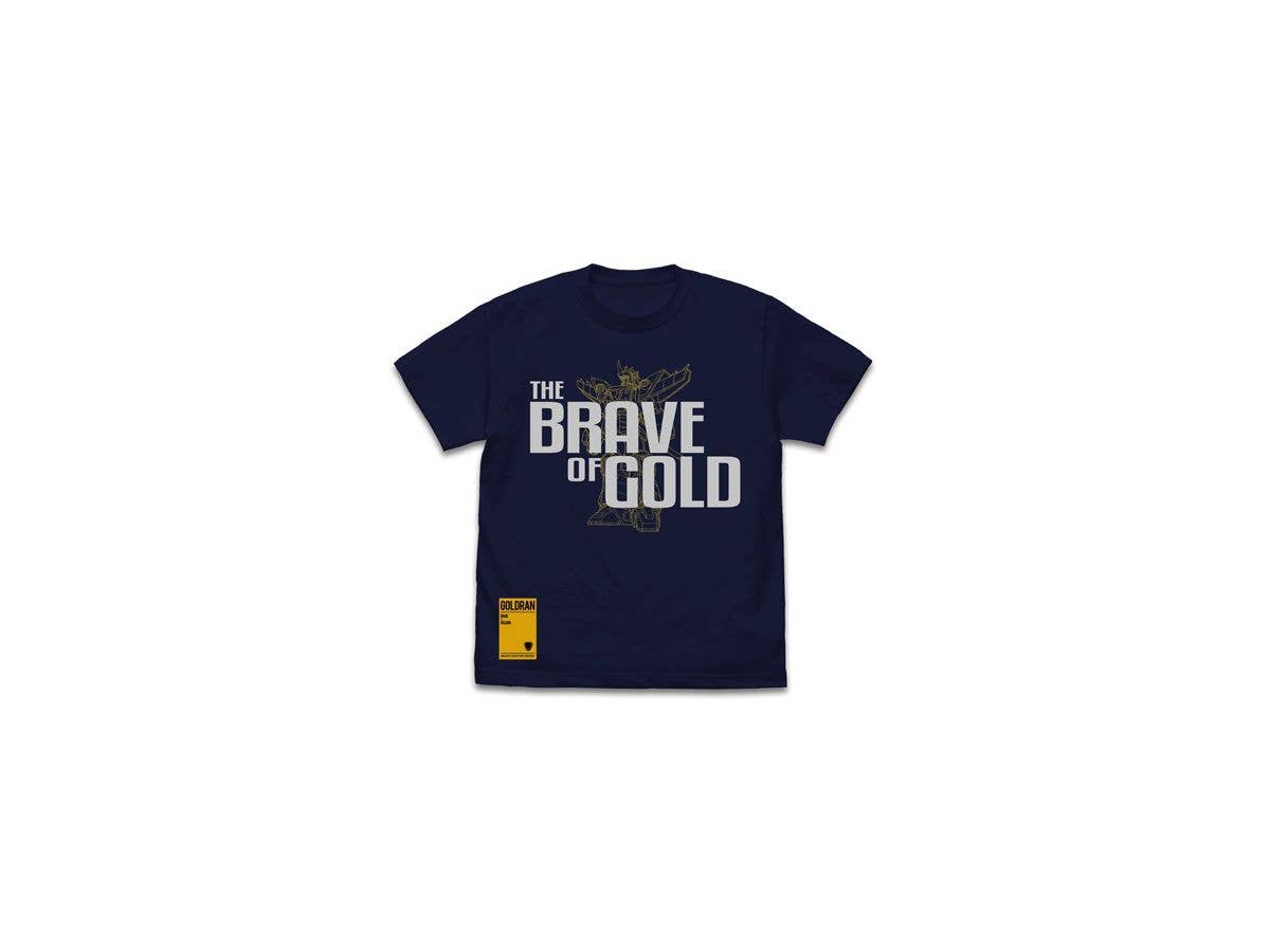 黄金勇者ゴルドラン: 黄金勇者ゴルドラン Tシャツ/NAVY-XL