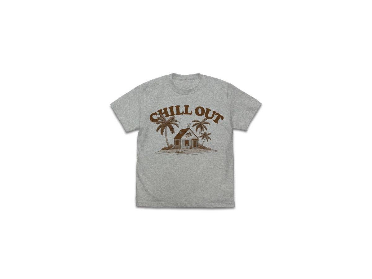 ドラゴンボール: カメハウスと悟空 Tシャツ/MIX GRAY-S