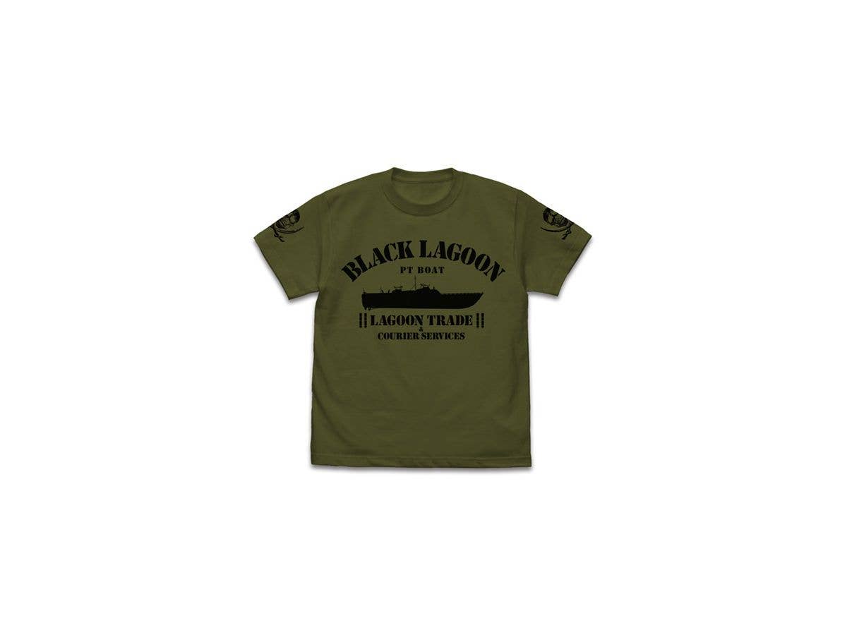ブラック・ラグーン: ラグーン号 Tシャツ/MOSS-L