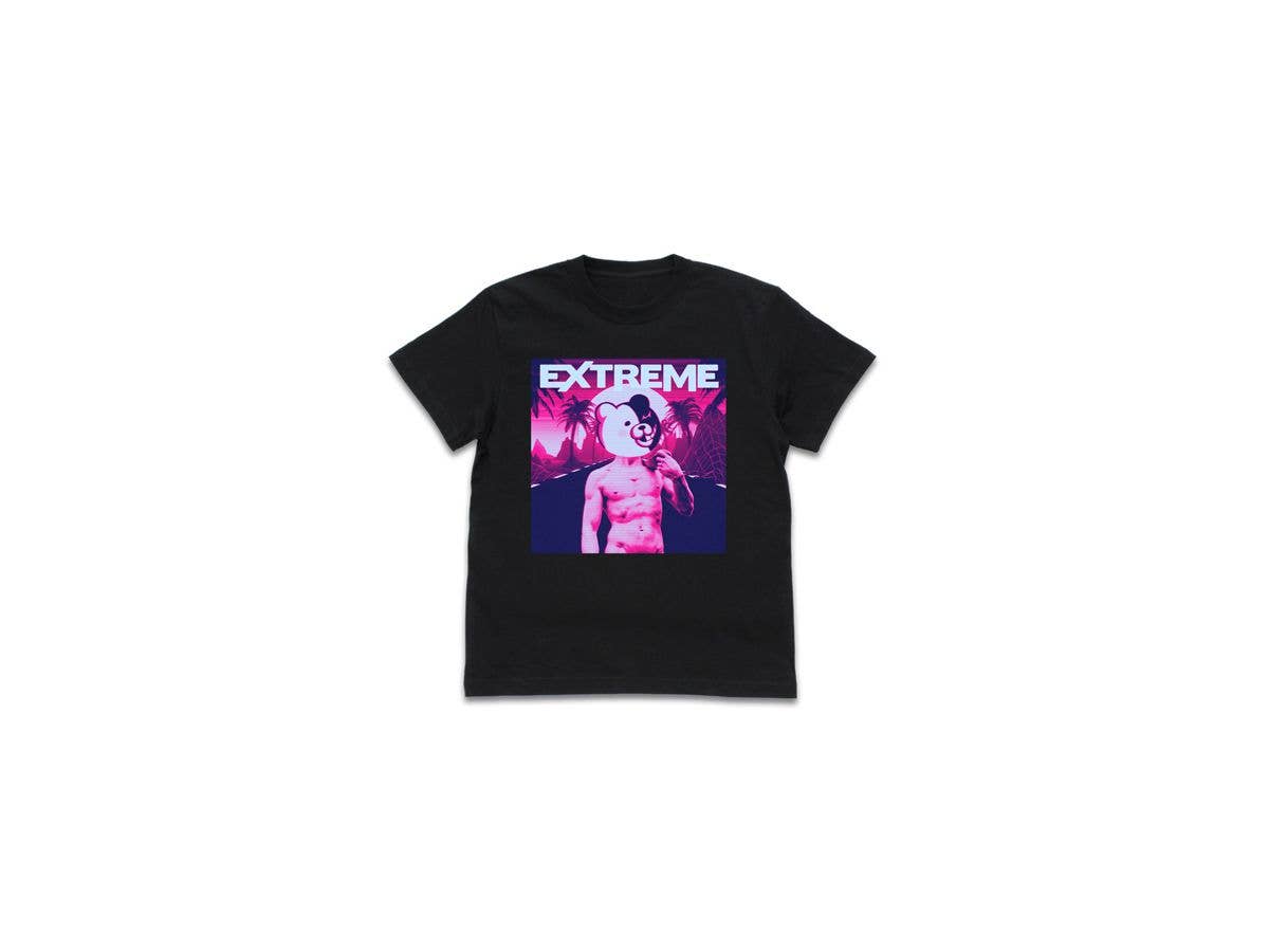 ダンガンロンパ1・2: モノクマWAVE Tシャツ/BLACK-L
