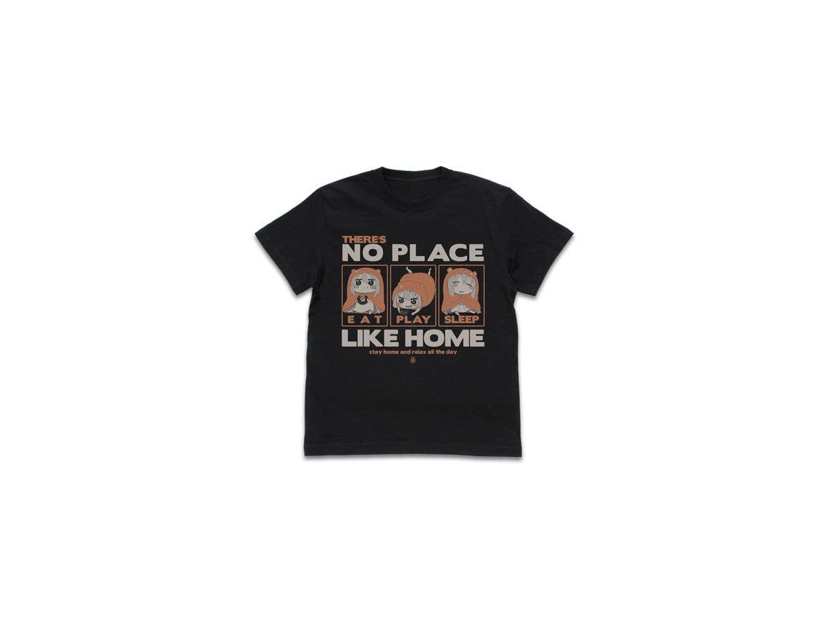 干物妹!うまるちゃんR: うまるのやっぱりおうちが一番 Tシャツ/BLACK-L